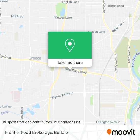Mapa de Frontier Food Brokerage