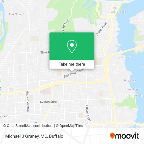 Michael J Graney, MD map