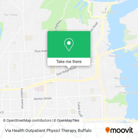 Mapa de Via Health Outpatient Physicl Therapy