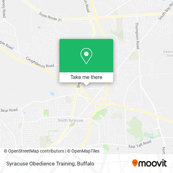 Syracuse Obedience Training map