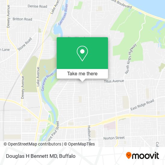Douglas H Bennett MD map