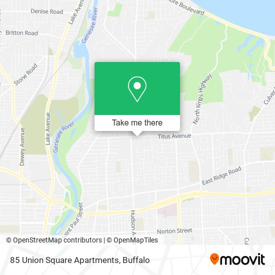 85 Union Square Apartments map