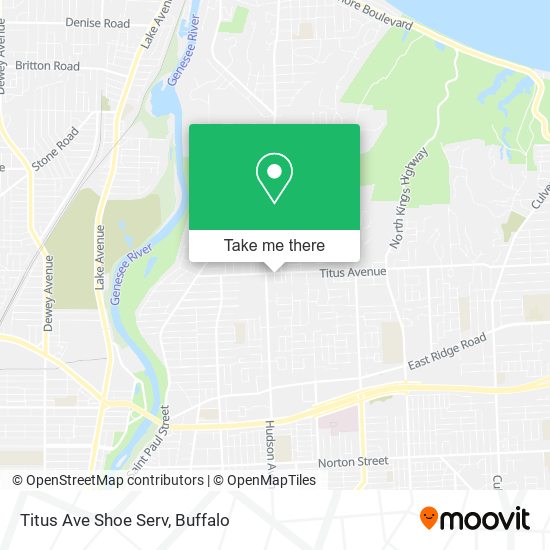 Mapa de Titus Ave Shoe Serv