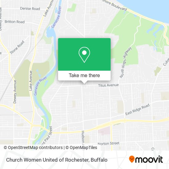 Mapa de Church Women United of Rochester