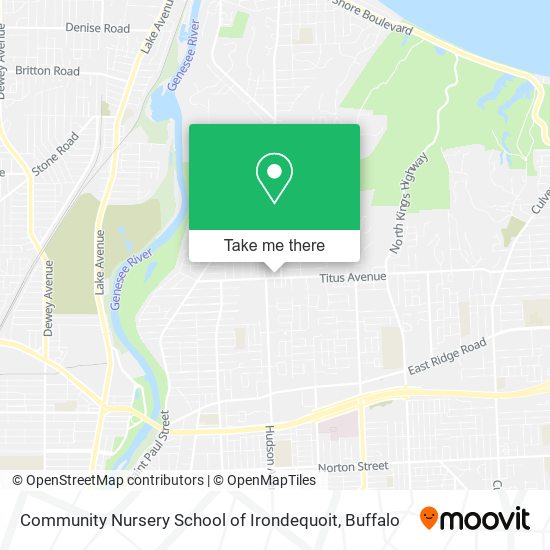 Mapa de Community Nursery School of Irondequoit