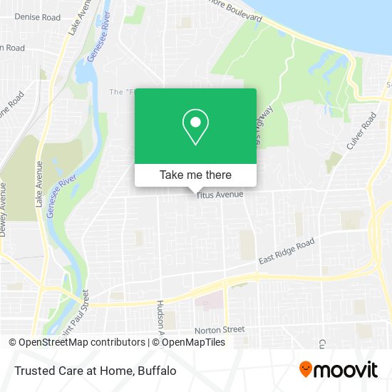 Mapa de Trusted Care at Home