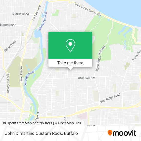 John Dimartino Custom Rods map
