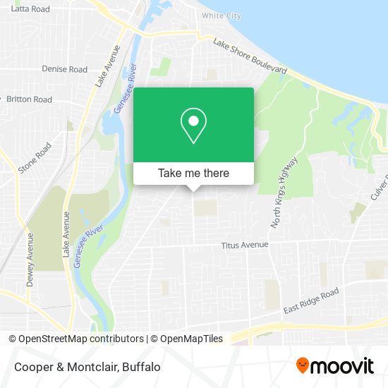 Mapa de Cooper & Montclair