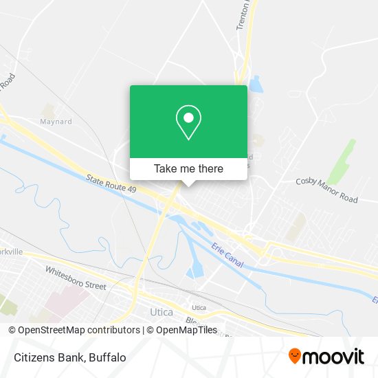 Mapa de Citizens Bank