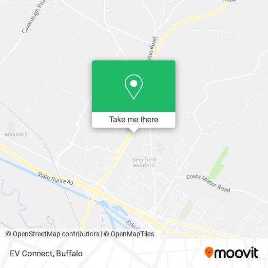 Mapa de EV Connect