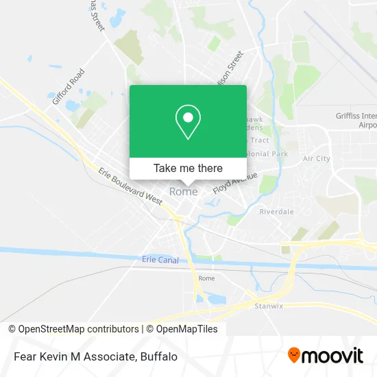 Fear Kevin M Associate map
