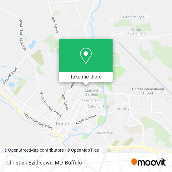 Christian Ezidiegwu, MD map