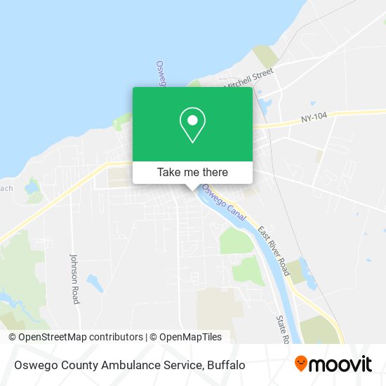Oswego County Ambulance Service map