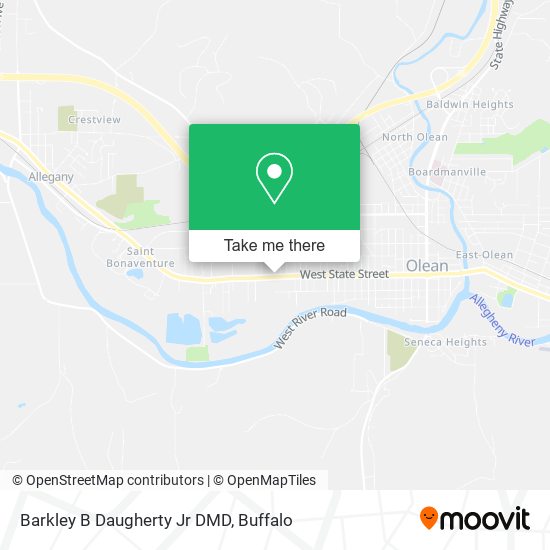 Mapa de Barkley B Daugherty Jr DMD
