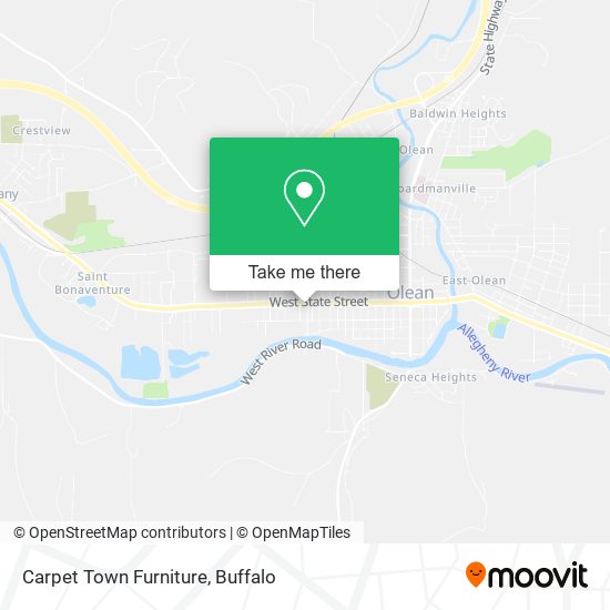 Mapa de Carpet Town Furniture