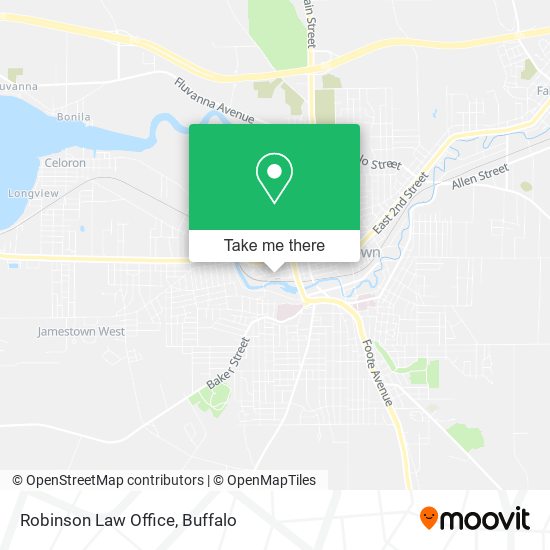 Robinson Law Office map
