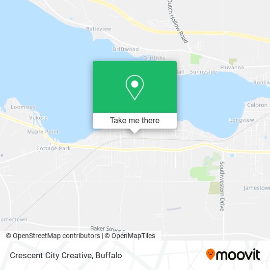 Crescent City Creative map