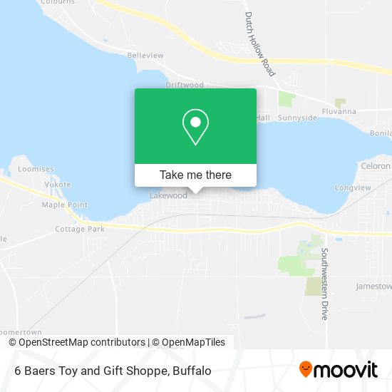 6 Baers Toy and Gift Shoppe map