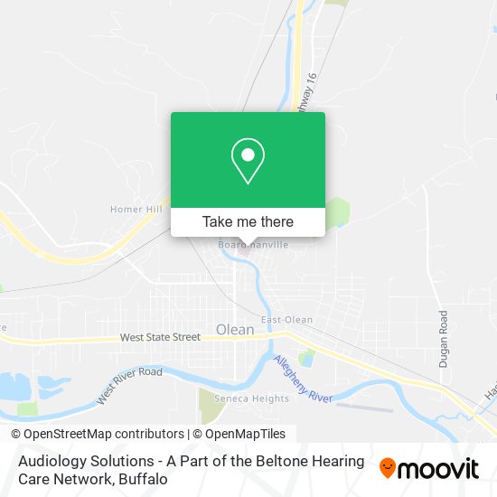 Mapa de Audiology Solutions - A Part of the Beltone Hearing Care Network
