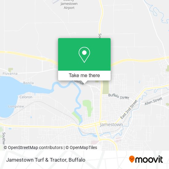 Jamestown Turf & Tractor map