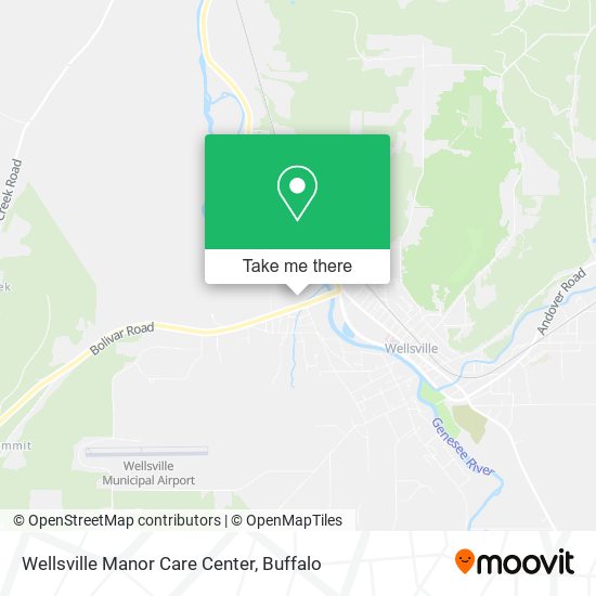 Mapa de Wellsville Manor Care Center