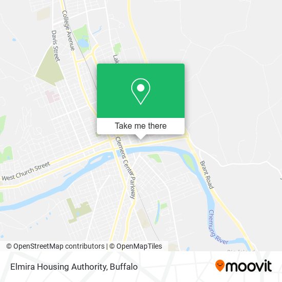 Elmira Housing Authority map