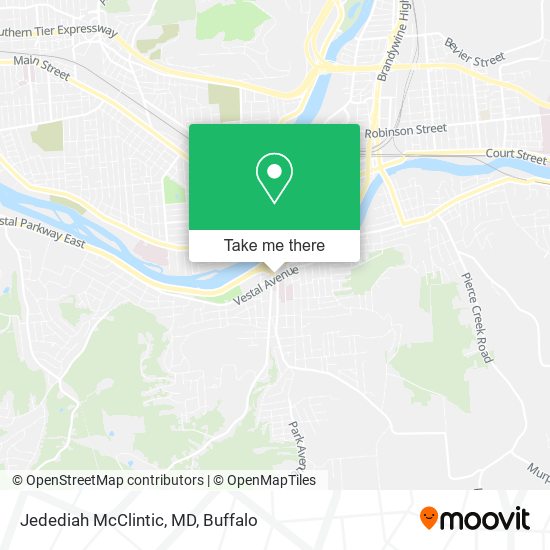 Jedediah McClintic, MD map
