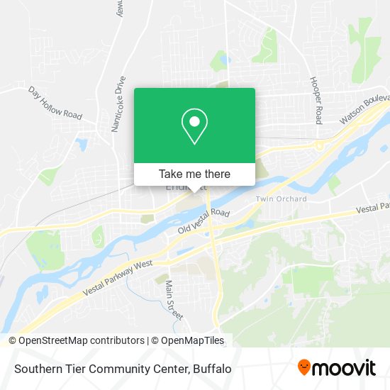 Southern Tier Community Center map