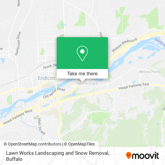 Mapa de Lawn Works Landscaping and Snow Removal