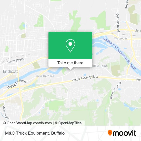 M&C Truck Equipment map