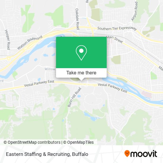 Eastern Staffing & Recruiting map