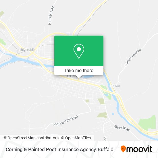 Mapa de Corning & Painted Post Insurance Agency