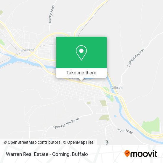 Warren Real Estate - Corning map