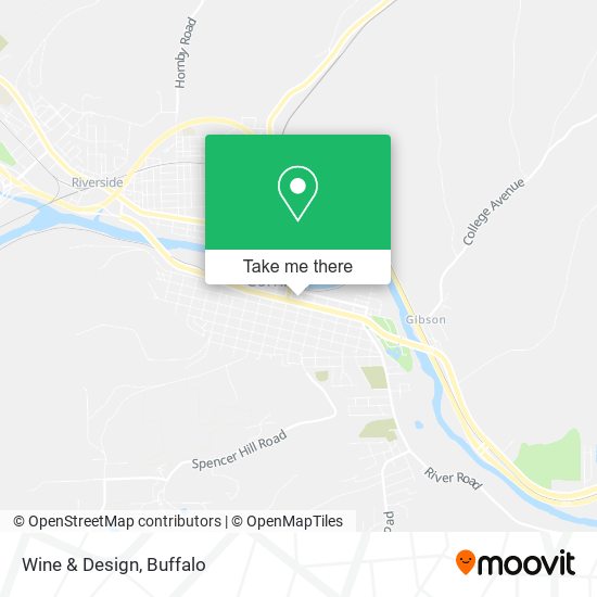 Mapa de Wine & Design
