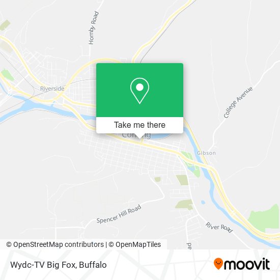 Mapa de Wydc-TV Big Fox