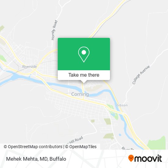 Mapa de Mehek Mehta, MD