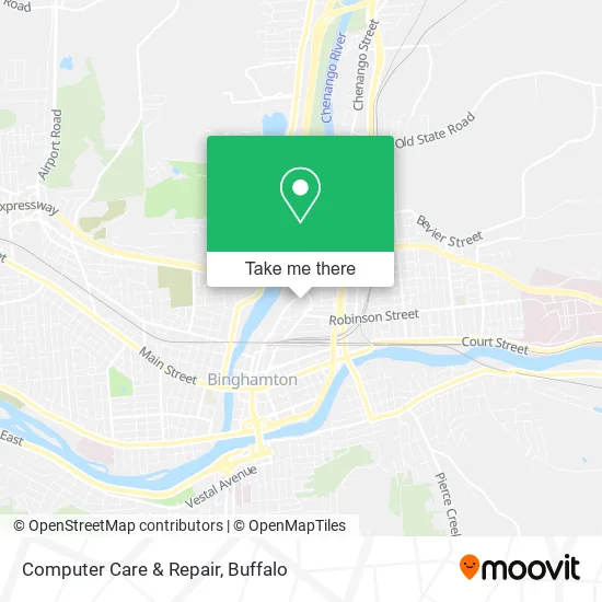 Computer Care & Repair map