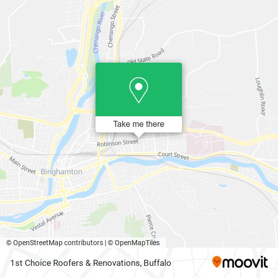 1st Choice Roofers & Renovations map
