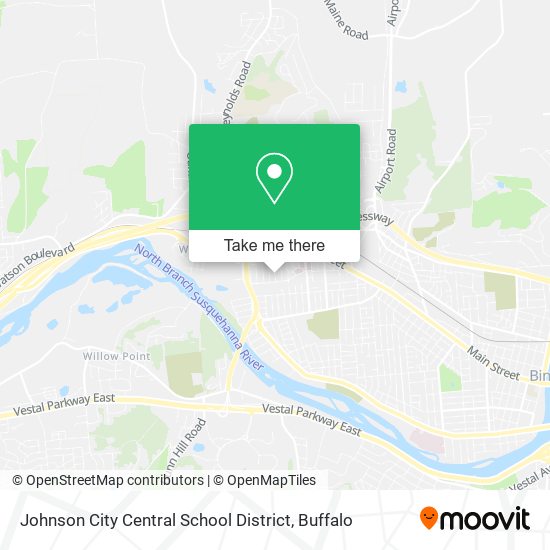 Johnson City Central School District map