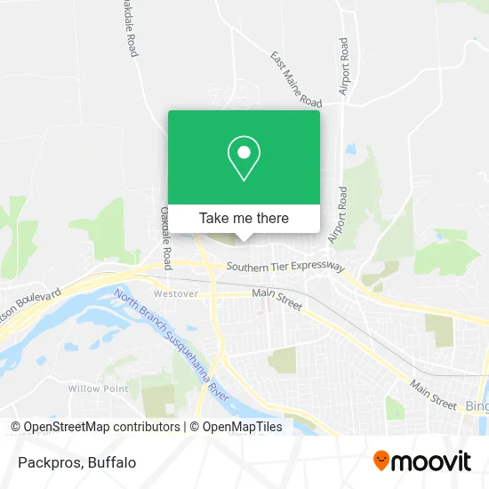 Packpros map