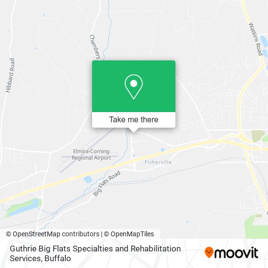 Guthrie Big Flats Specialties and Rehabilitation Services map