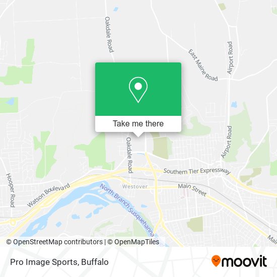 Pro Image Sports map