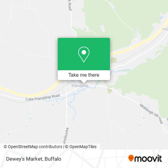 Mapa de Dewey's Market