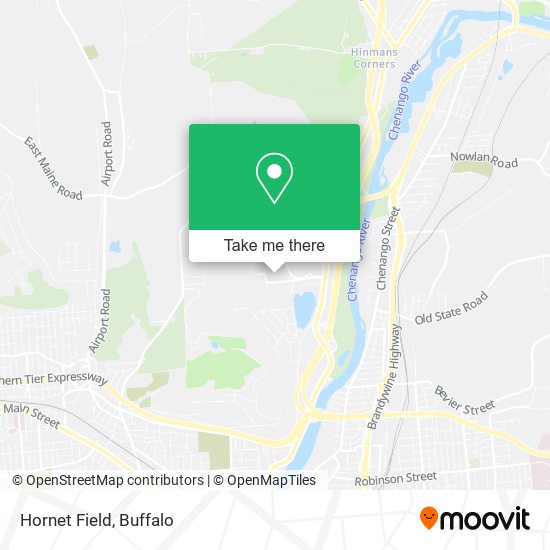 Mapa de Hornet Field