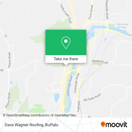 Dave Wagner Roofing map