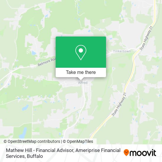 Mapa de Mathew Hill - Financial Advisor, Ameriprise Financial Services
