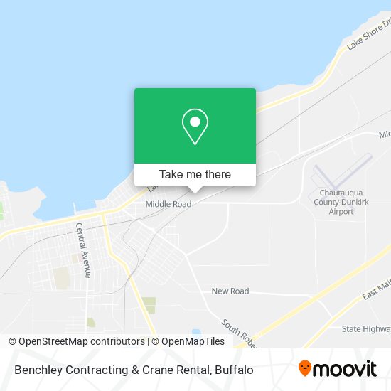 Benchley Contracting & Crane Rental map