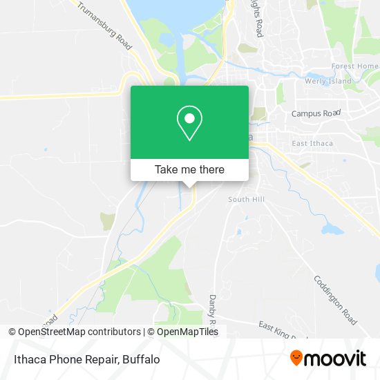 Ithaca Phone Repair map