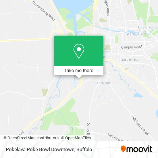 Mapa de Pokelava Poke Bowl Downtown