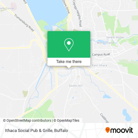 Mapa de Ithaca Social Pub & Grille